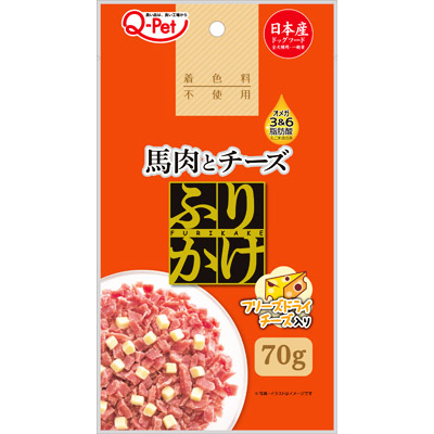 九州ペット Q-Petふりかけ馬肉チーズ　70g