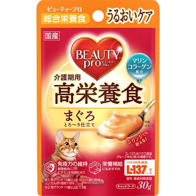 ビューティープロ　キャット　パウチ　介護期用高栄養食　３０ｇ