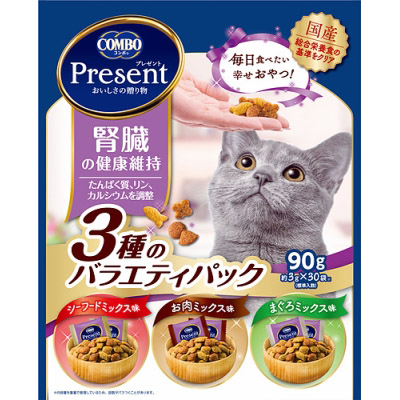 コンボ プレゼント キャット おやつ 腎臓バラエティパック90g　90g