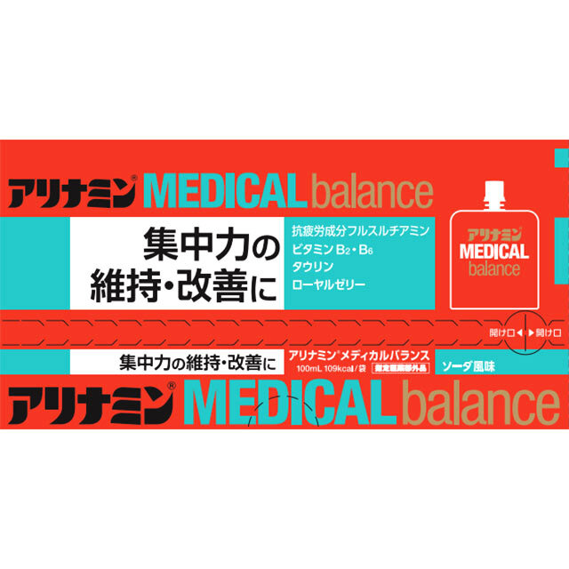 アリナミンメディカルバランスＴ　ソーダ風味　１００ml×６袋　１００ml