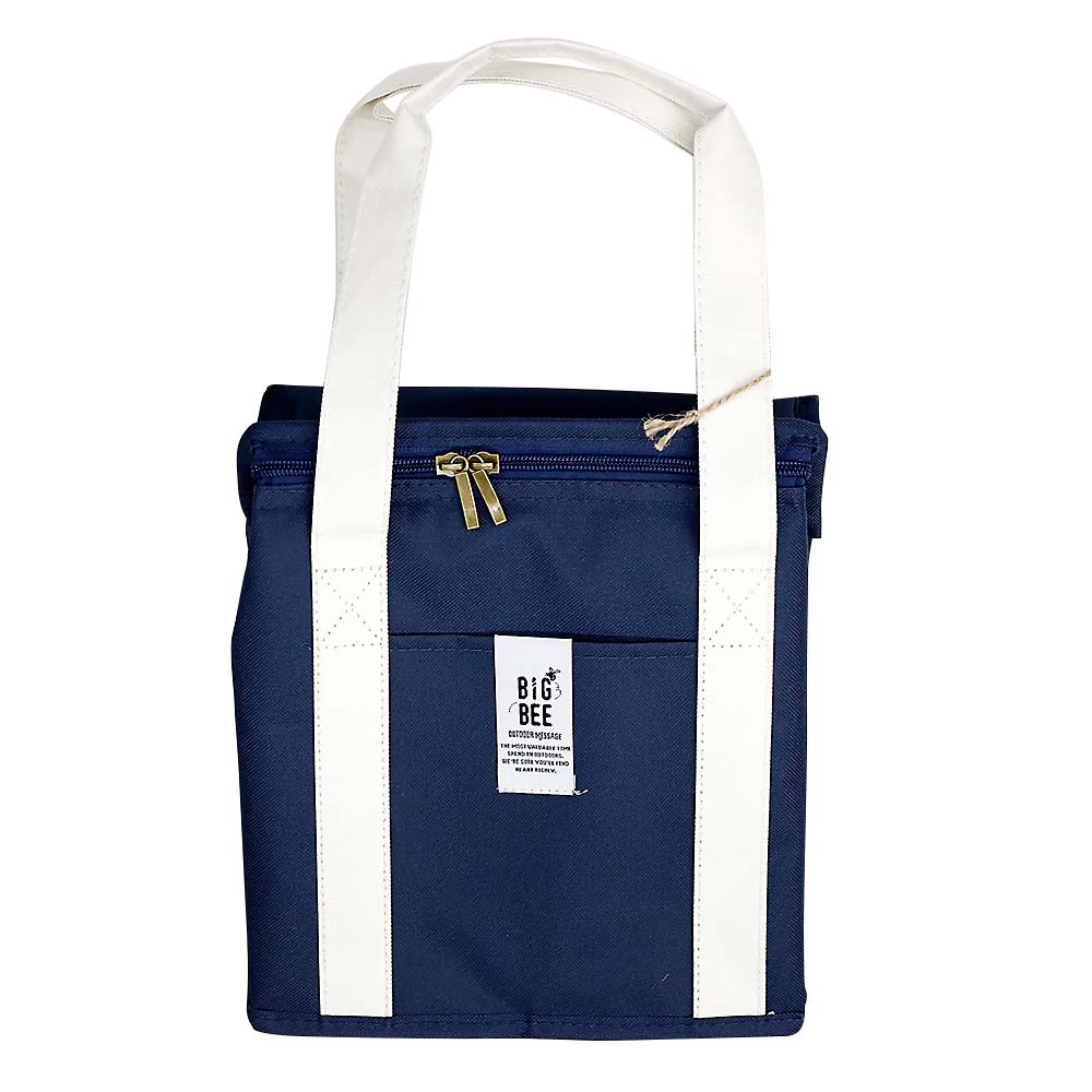 ＢＩＧＢＥＥ　ＢＯＸ型クーラーランチバッグ　オーシャンネイビー