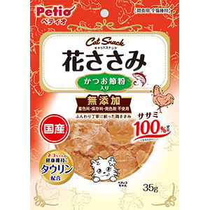 ペティオ　キャットＳＮＡＣＫ　花ささみ　かつお節粉入り　３５ｇ
