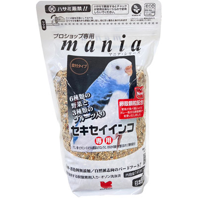 黒瀬ペットマニアセキセイインコ　１Ｌ