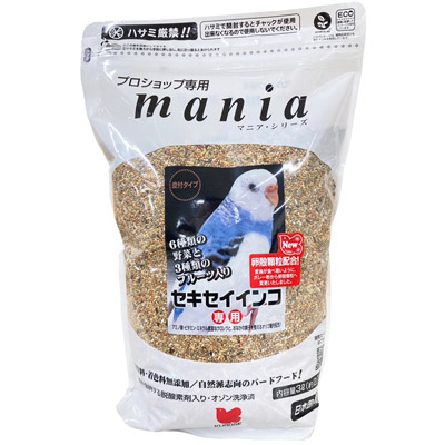 黒瀬ペットフードマニアセキセイインコ　３Ｌ