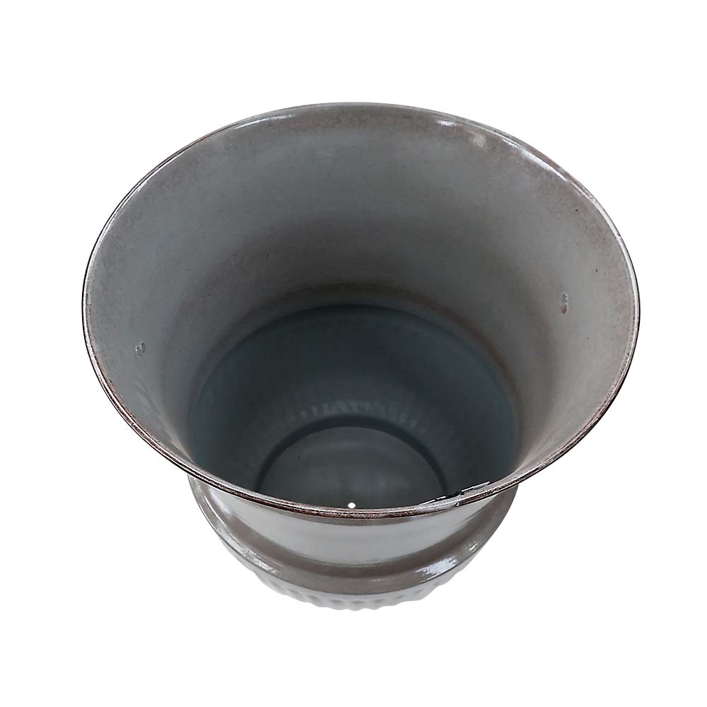 メタル鉢　ＣＲＯＦＴ　ＵＲＮ　ペブル　４３．２ｃｍ　ＭＰＴ０２７６９