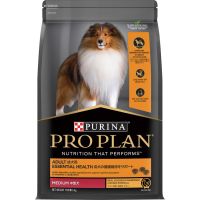 プロプラン中型犬成犬用チキン　3Kg