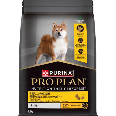 プロプラン全犬種7歳脳と記憶力チキン　2.5Kg