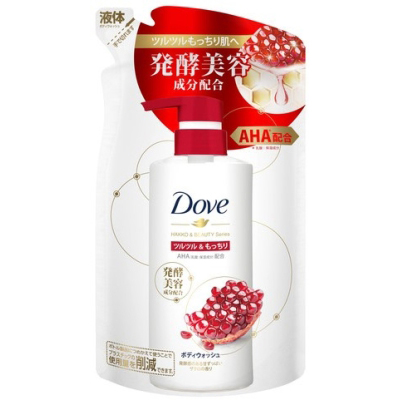 ダヴボディウォッシュ 発酵&ビューティー ツルツル&もっちり 詰替