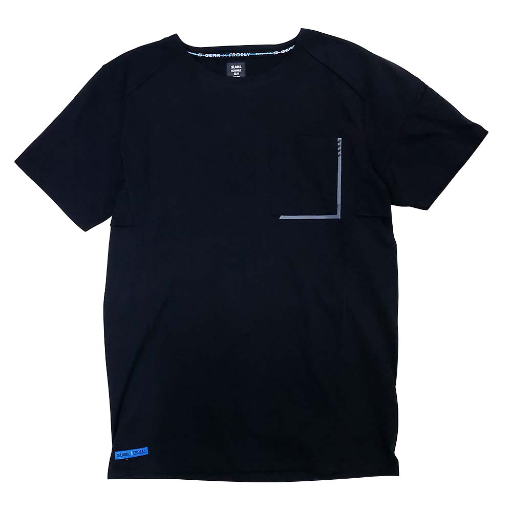 0243アイスベンチレーションTシャツ06ブラックM