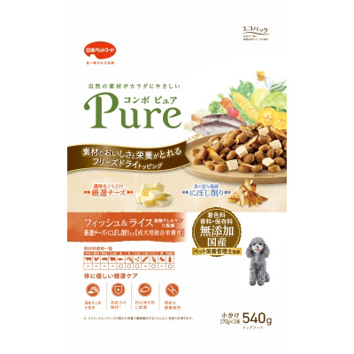 コンボ ピュア ドッグ フィッシュ&ライス　540g
