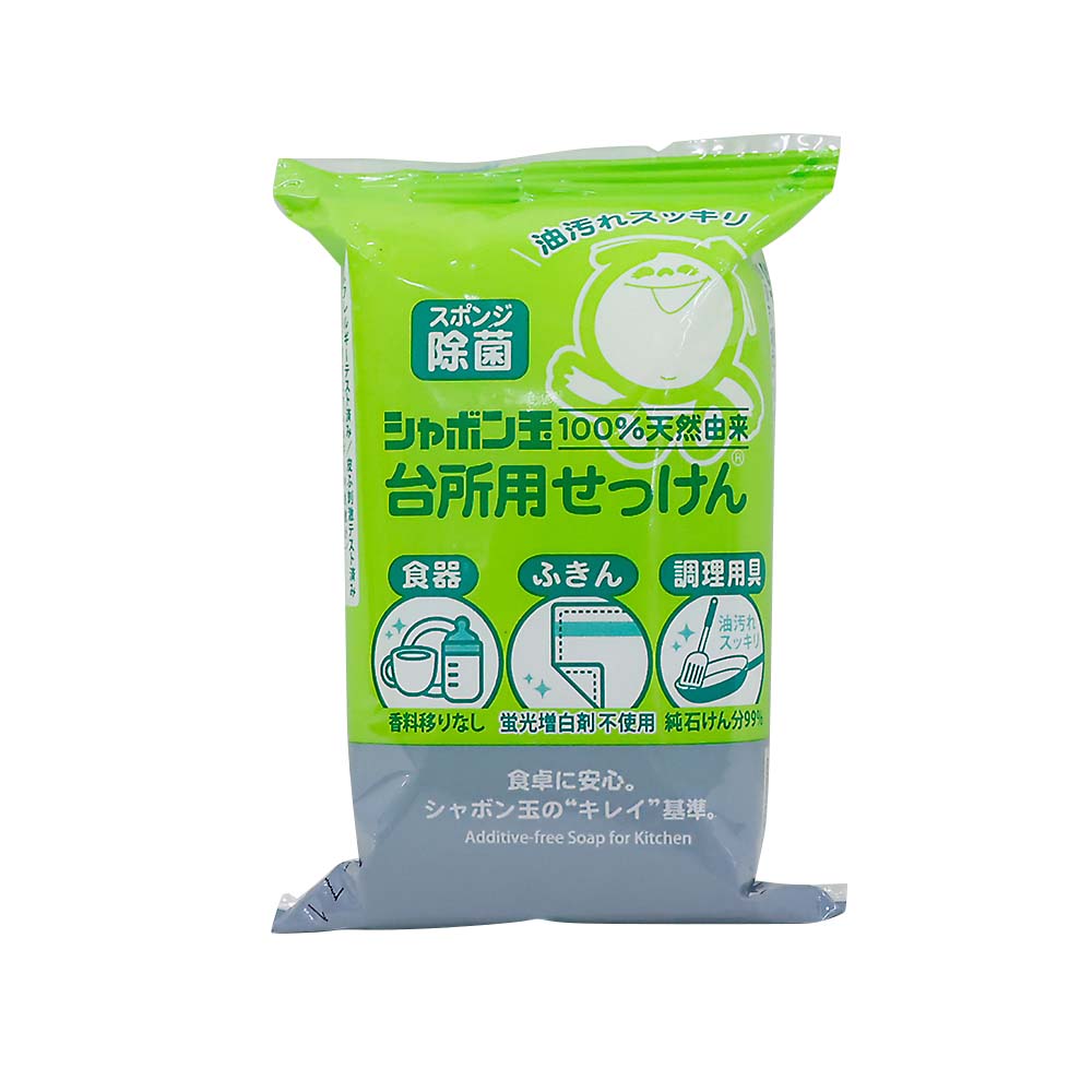 シャボン玉 台所用せっけん固形タイプ　110g