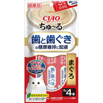 CIAOちゅ-る 歯と歯ぐきちゅーるまぐろ　8gx4本