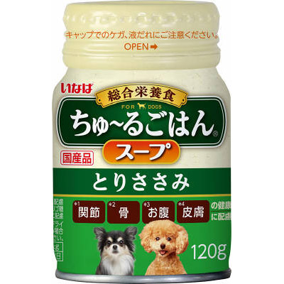WANちゅ-る ごはんスープささみ　120g
