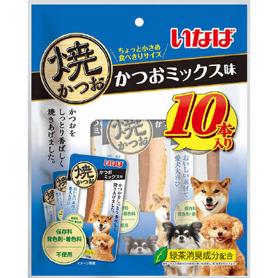 いなば 焼かつおかつおミックス味　10本