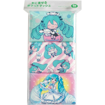初音ミクXシナモロールポケット 8W　9P