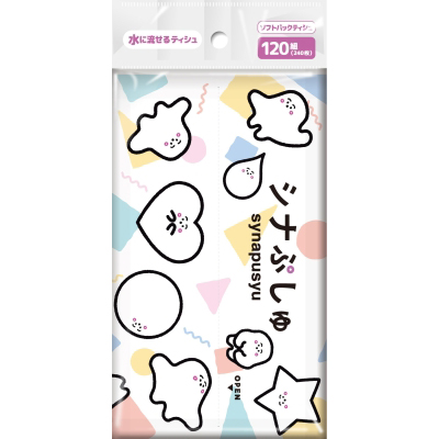 シナぷしゅ ソフトパックティシュ　12W