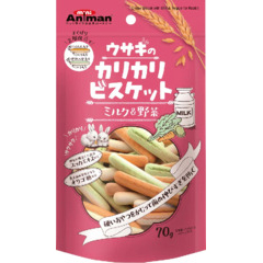 ミニアニマンウサギカリビスケットミルクＶ　７０ｇ