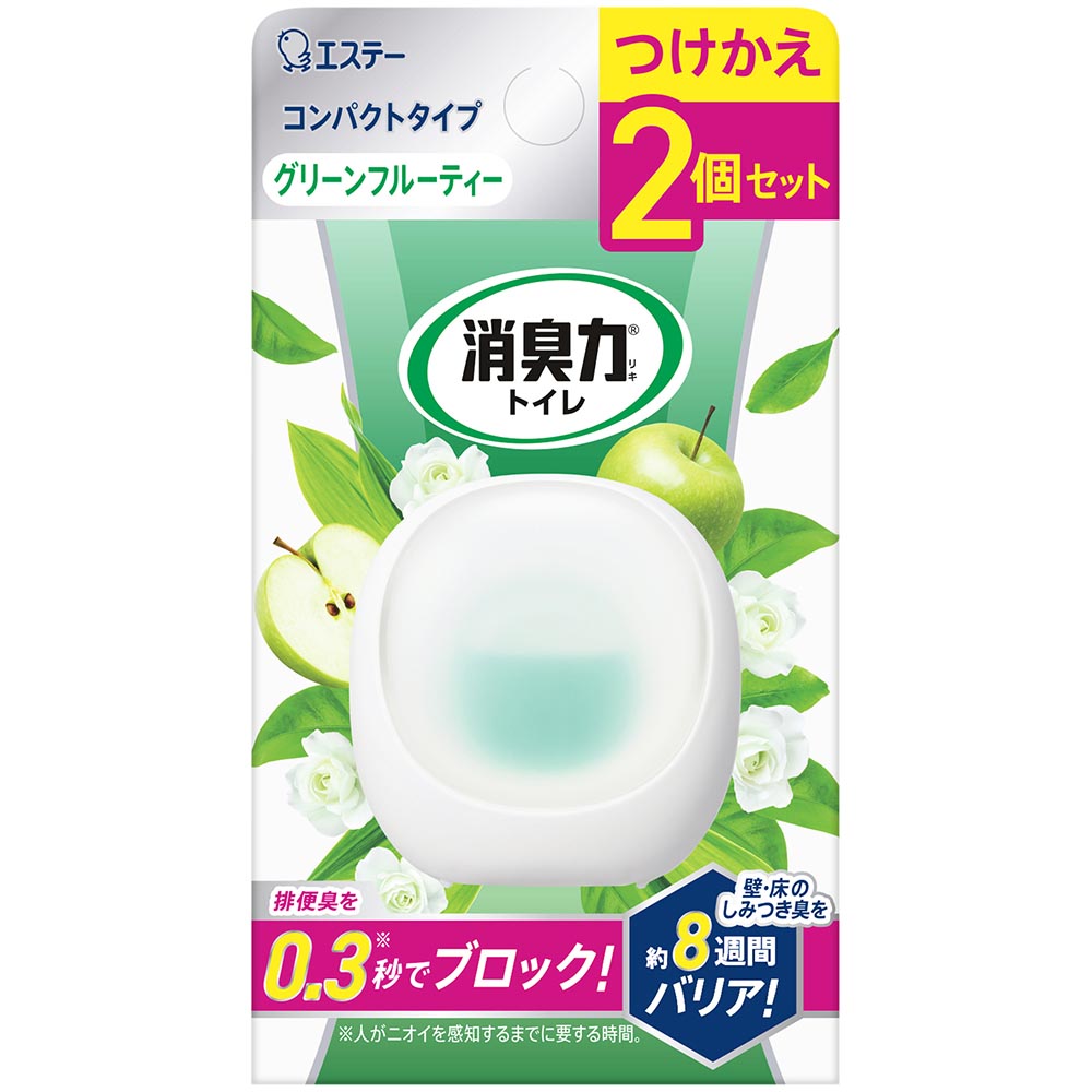 消臭力CPトイレ用替えグリーンフルーティー2P　2P