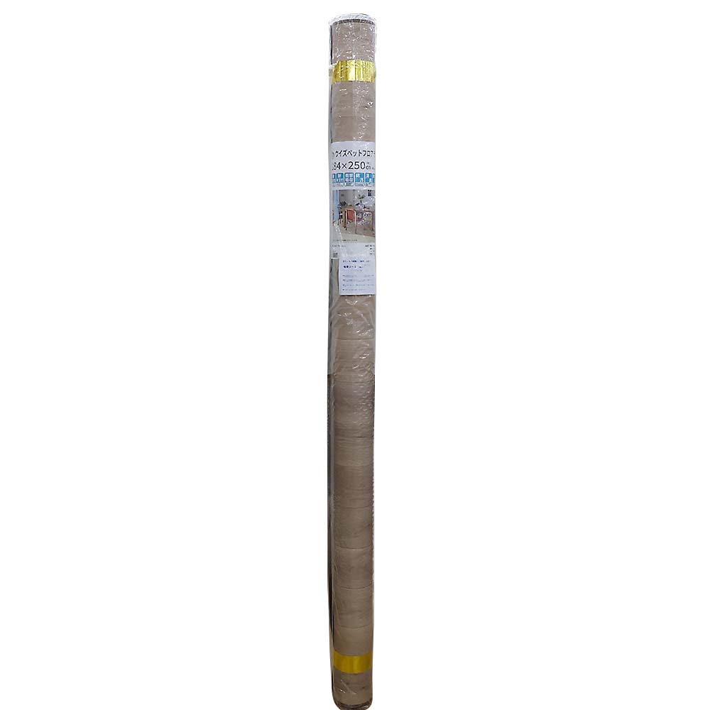 ペット対応クッションフロアマット 184250グレージュ　約184㎝X250㎝