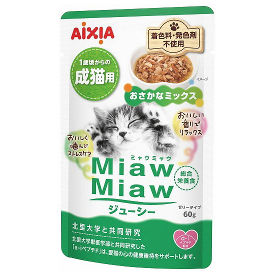 MiawMiawジューシー おさかなミックス　60g
