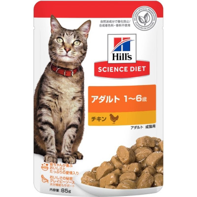 SD 猫用 アダルト 1~6歳 チキン パウチ　85g
