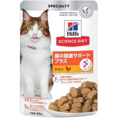 SD 猫用 腸の健康サポートプラス チキン パウチ　85g