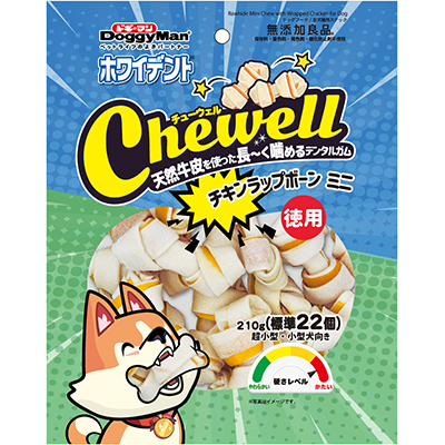 Chewellチキンラップボーンミニ　210g