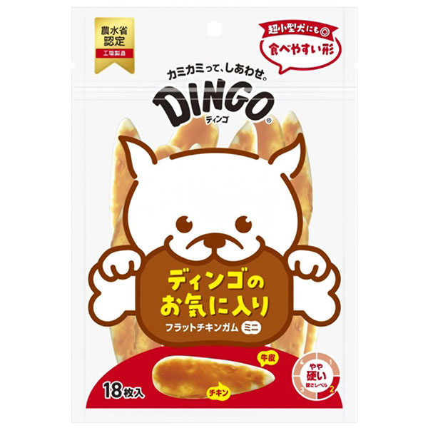 ディンゴフラットチキンガムミニ 18枚入