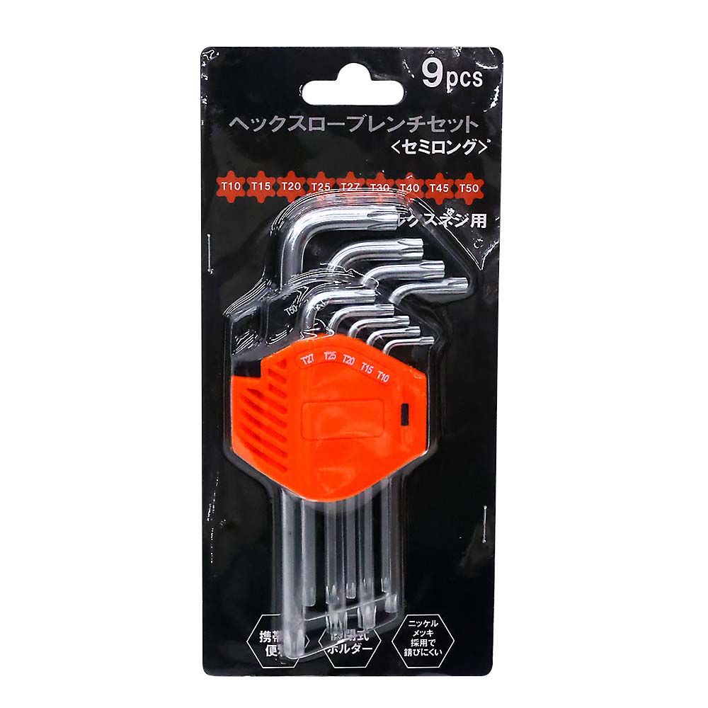 ヘックスローブレンチセット　９ＰＣＳ　Ｍ