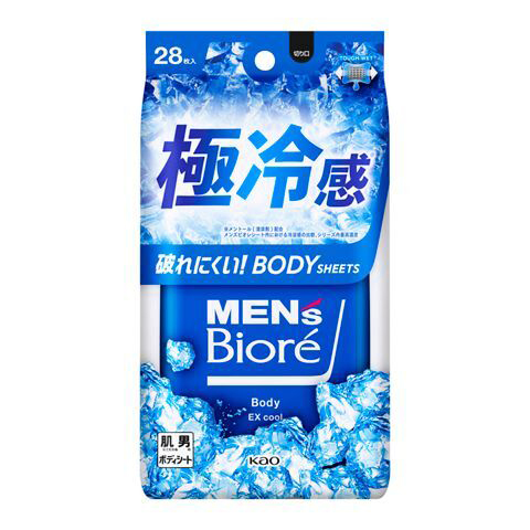 【花】メンズビオレボディシート　極冷感タイプ　２８ＳＨＴ