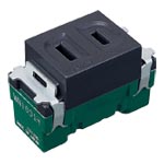 アドバンスＳ埋込コンセント　グレー　１０入　ＷＮ１００１Ｈ０１０