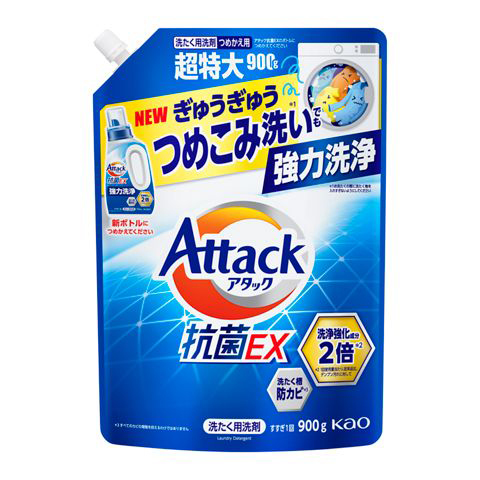 アタック抗菌ＥＸつめかえ用９００ｇ