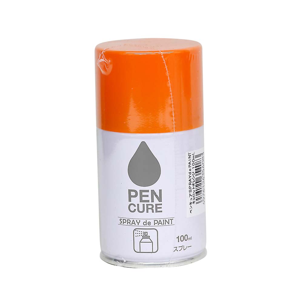 ペンキュア　ＳＰＲＡＹｄｅＰＡＩＮＴ　１００ml　キャロットオレンジ