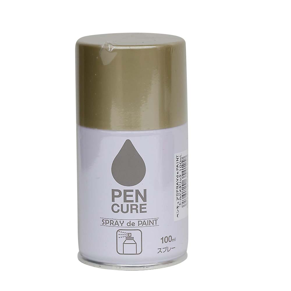 ペンキュア　ＳＰＲＡＹｄｅＰＡＩＮＴ　１００ml　ゴールドメタリック