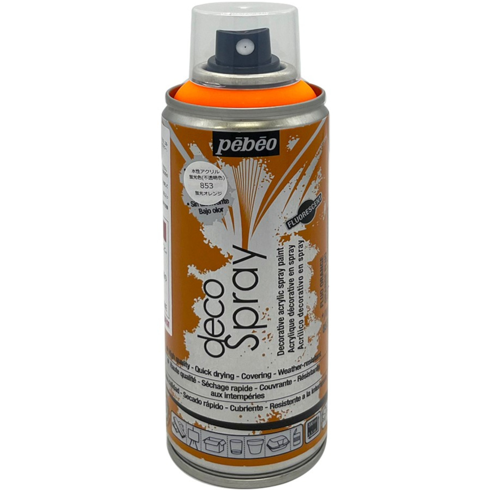 デコスプレー　２００ml　Ｎｏ．８５３　蛍光オレンジ