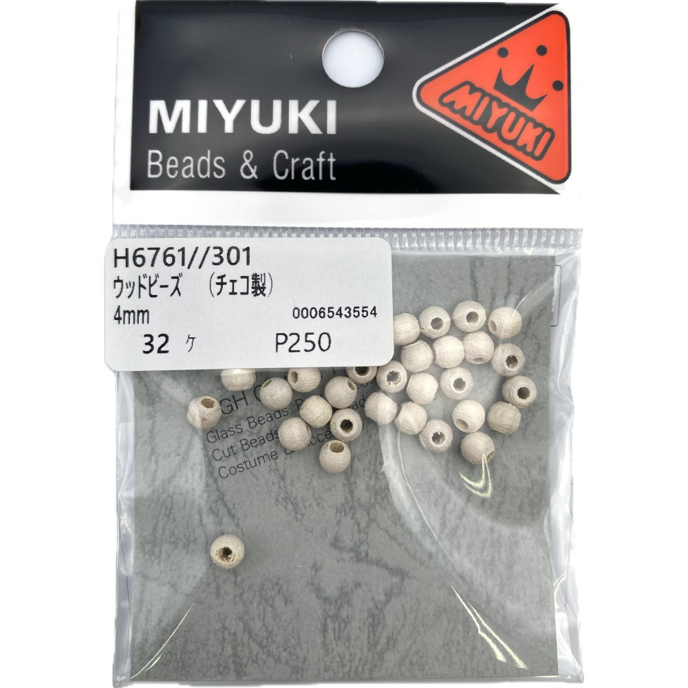 ＭＩＹＵＫＩ　ウッドビーズ　Ｈ６７６１－３０１