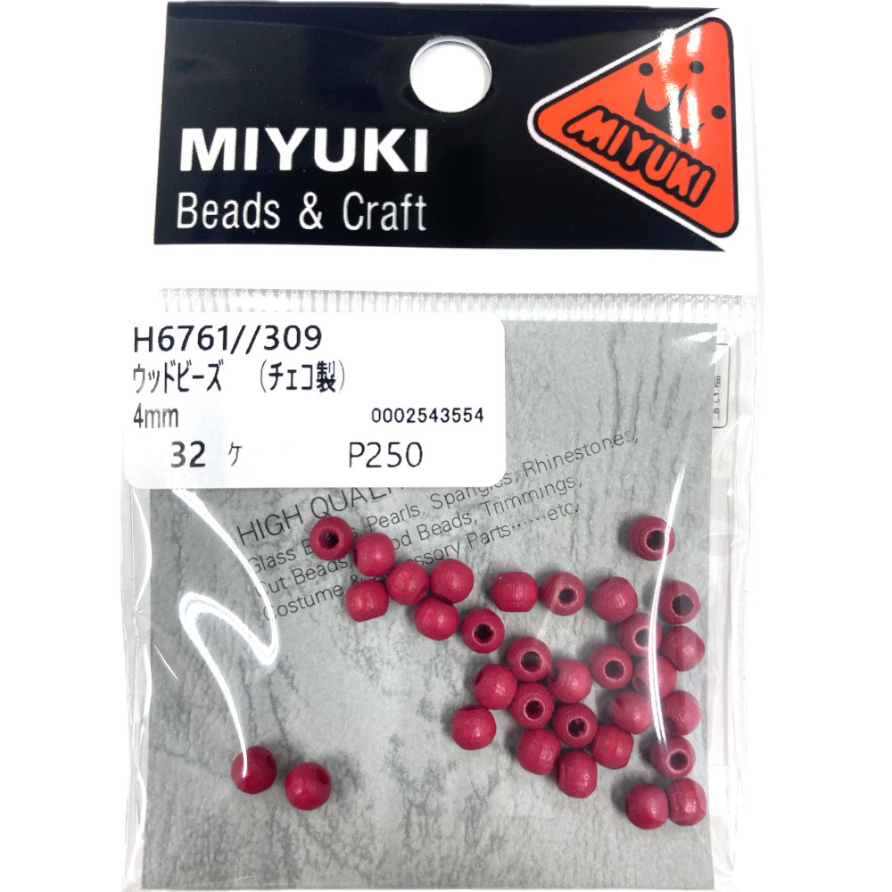 ＭＩＹＵＫＩ　ウッドビーズ　Ｈ６７６１－３０９