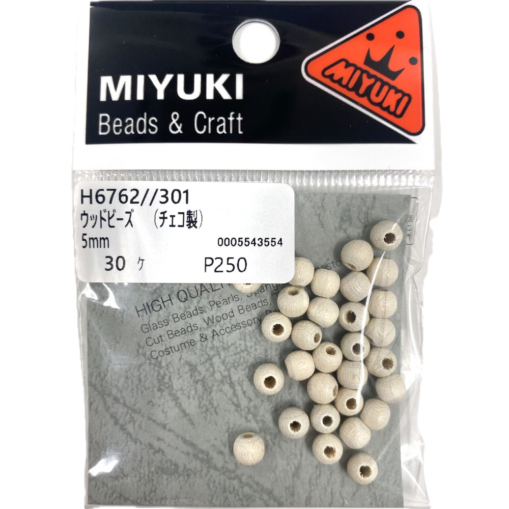 ＭＩＹＵＫＩ　ウッドビーズ　Ｈ６７６２－３０１