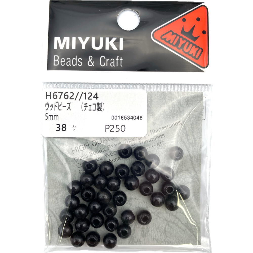 ＭＩＹＵＫＩ　ウッドビーズ　Ｈ６７６２－１２４
