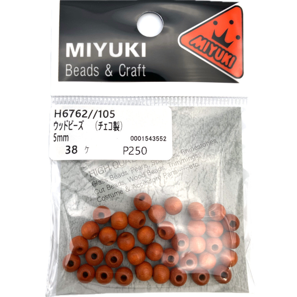 ＭＩＹＵＫＩ　ウッドビーズ　Ｈ６７６２－１０５