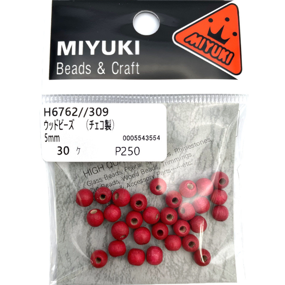 ＭＩＹＵＫＩ　ウッドビーズ　Ｈ６７６２－３０９
