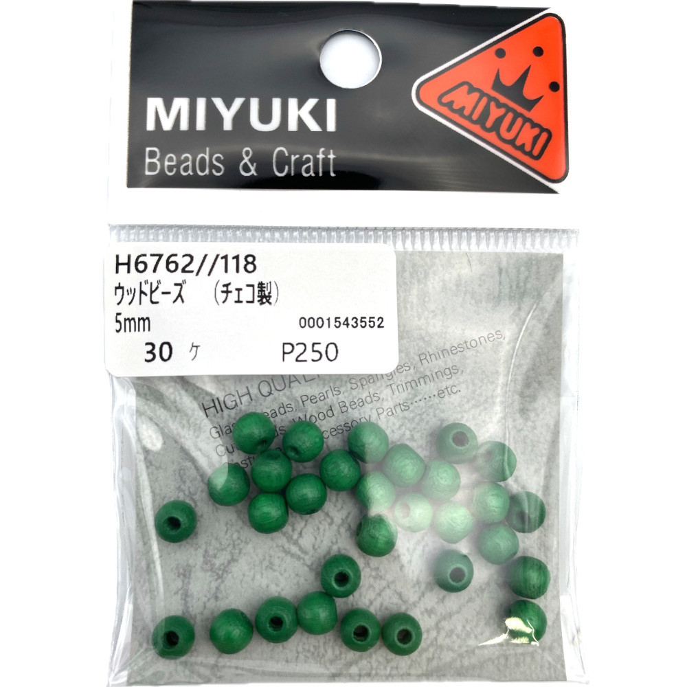 ＭＩＹＵＫＩ　ウッドビーズ　Ｈ６７６２－１１８