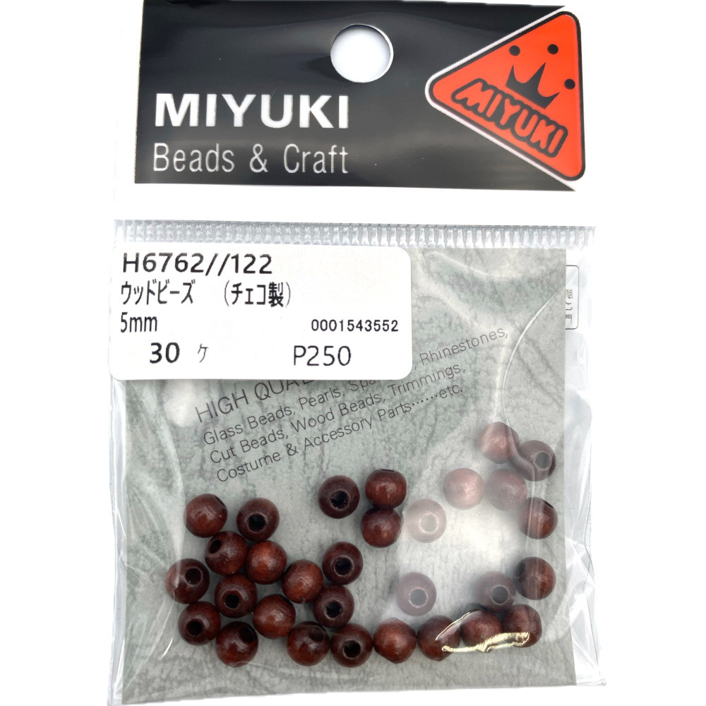 ＭＩＹＵＫＩ　ウッドビーズ　Ｈ６７６２－１２２