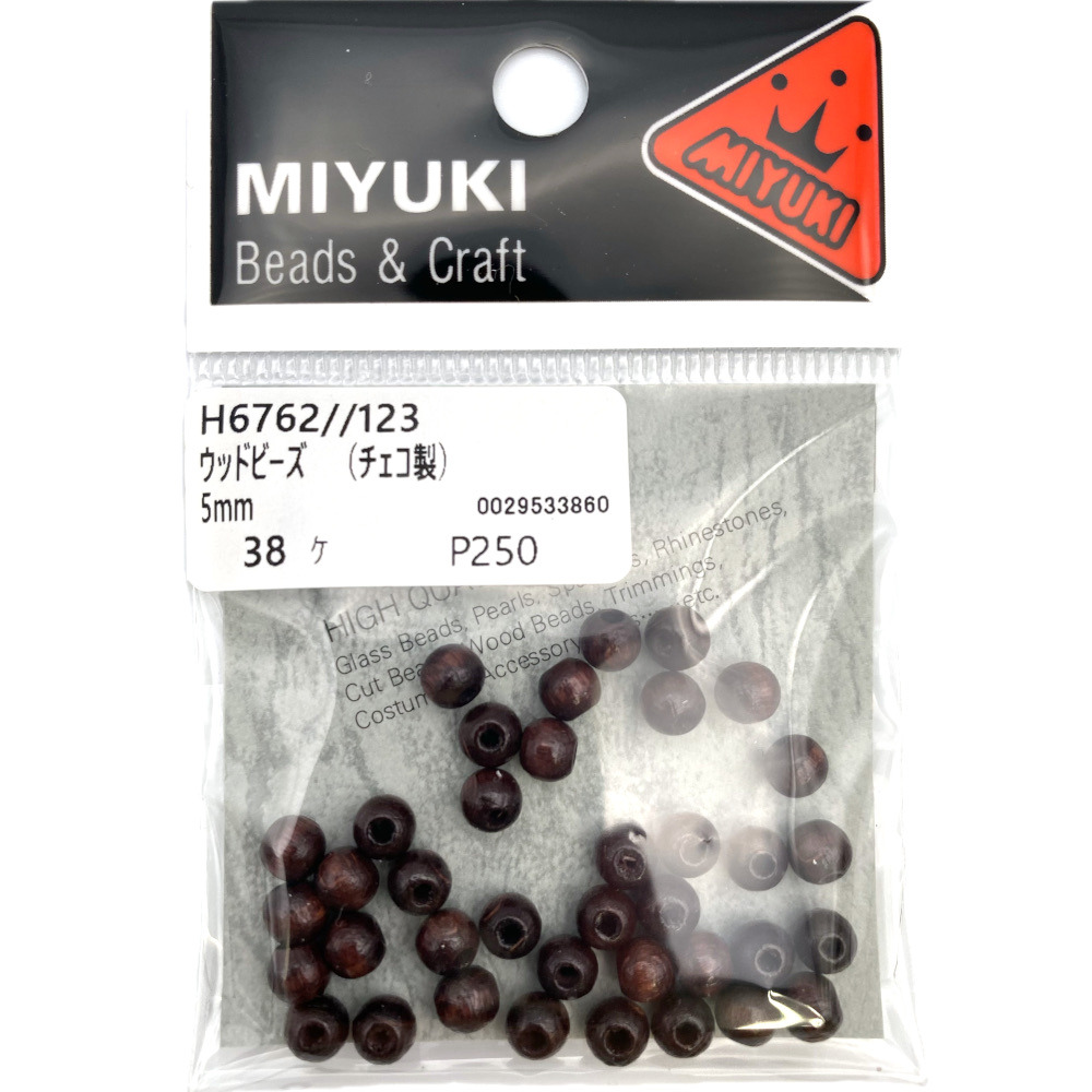 ＭＩＹＵＫＩ　ウッドビーズ　Ｈ６７６２－１２３