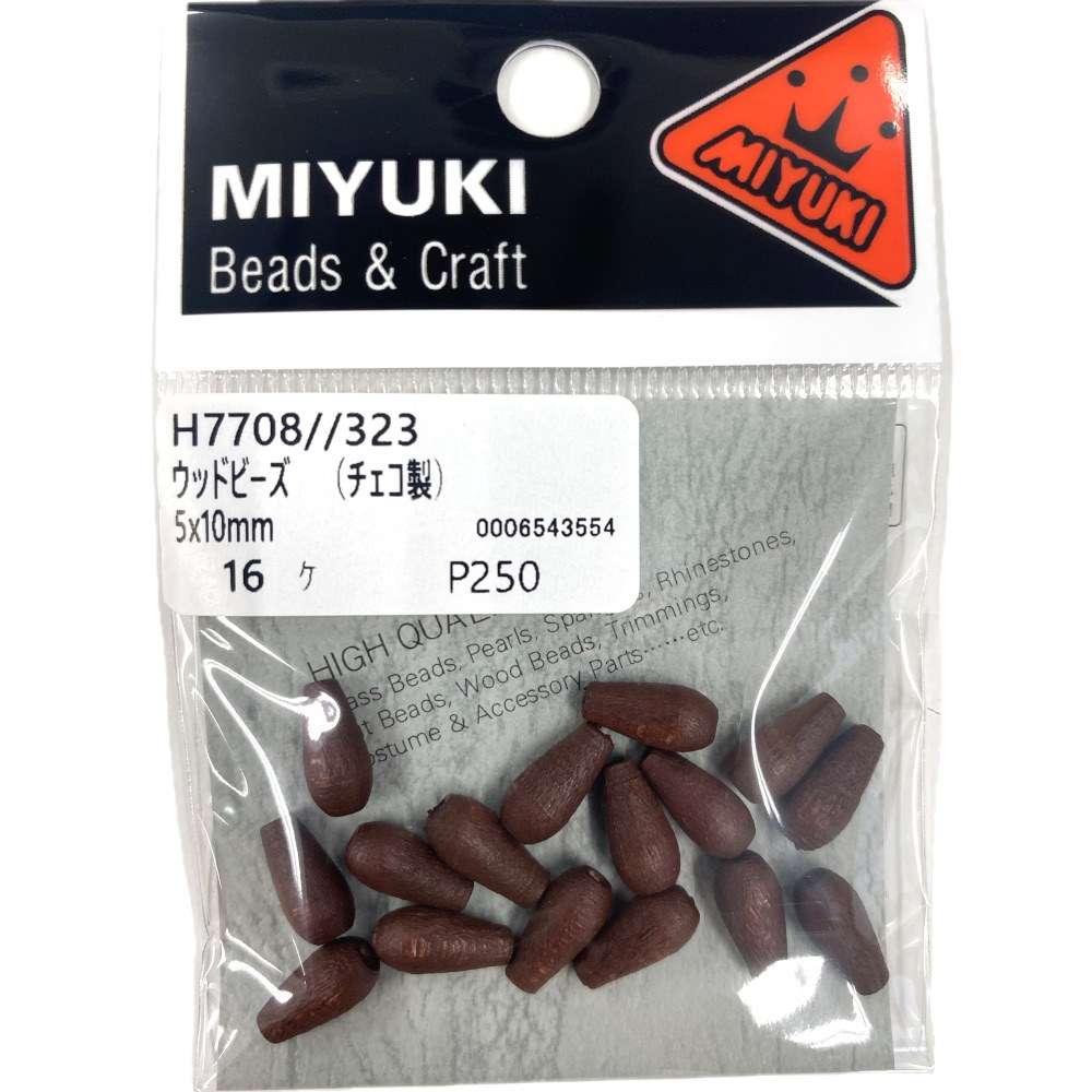 ＭＩＹＵＫＩ　ウッドビーズ　Ｈ７７０８－３２３