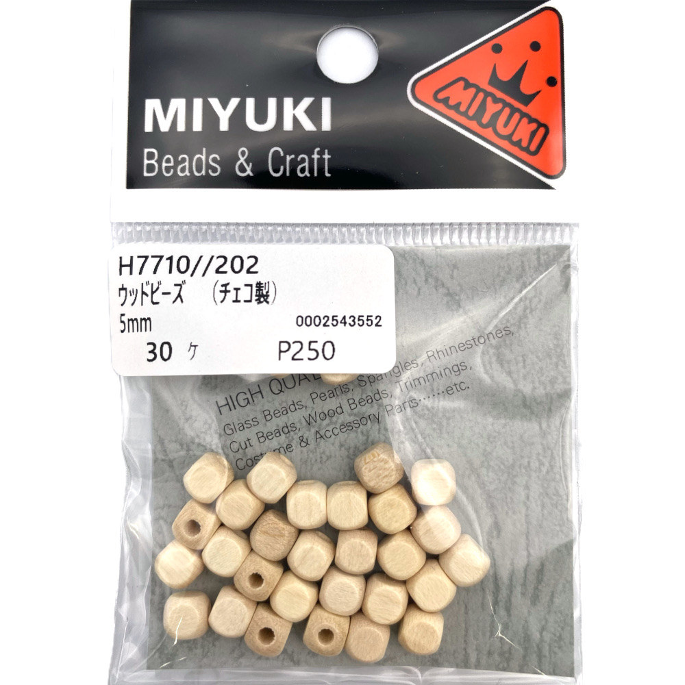 ＭＩＹＵＫＩ　ウッドビーズ　Ｈ７７１０－２０２