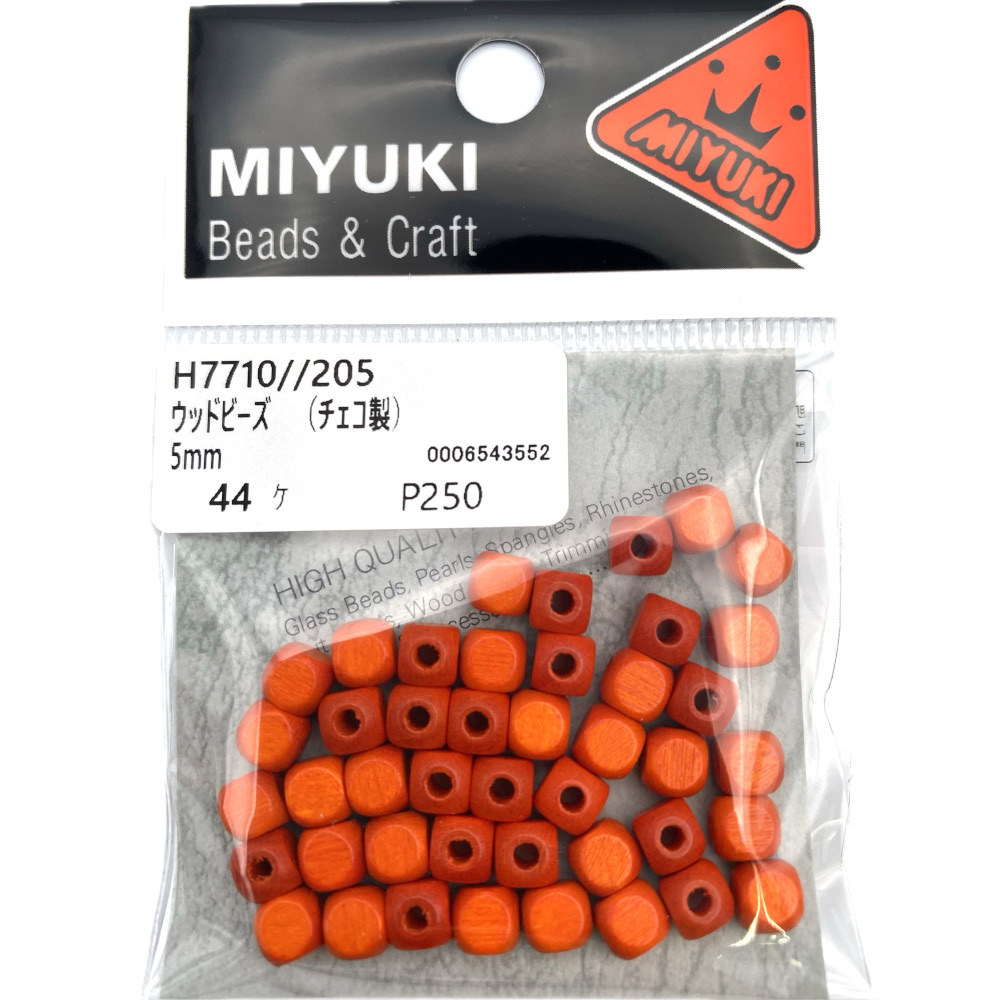 ＭＩＹＵＫＩ　ウッドビーズ　Ｈ７７１０－２０５