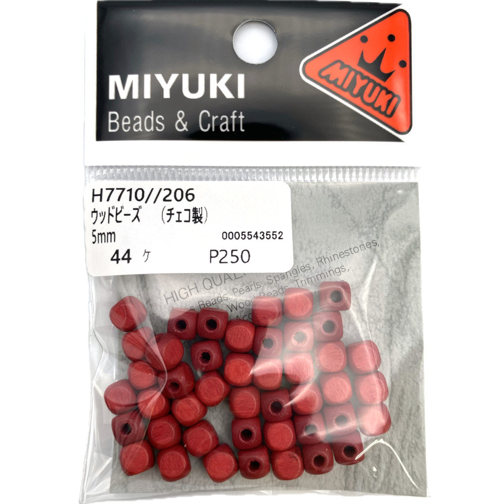 ＭＩＹＵＫＩ　ウッドビーズ　Ｈ７７１０－２０６