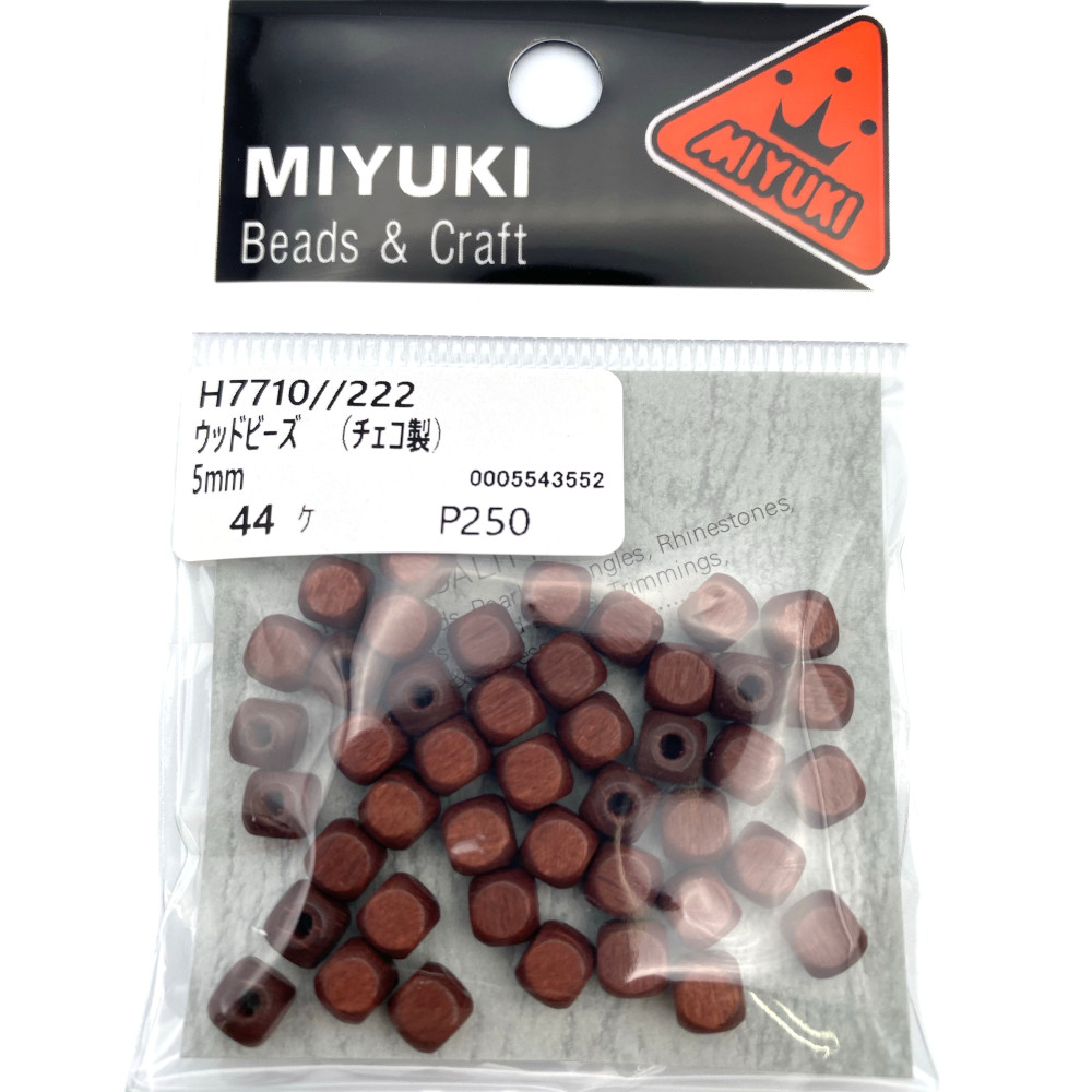 ＭＩＹＵＫＩ　ウッドビーズ　Ｈ７７１０－２２２