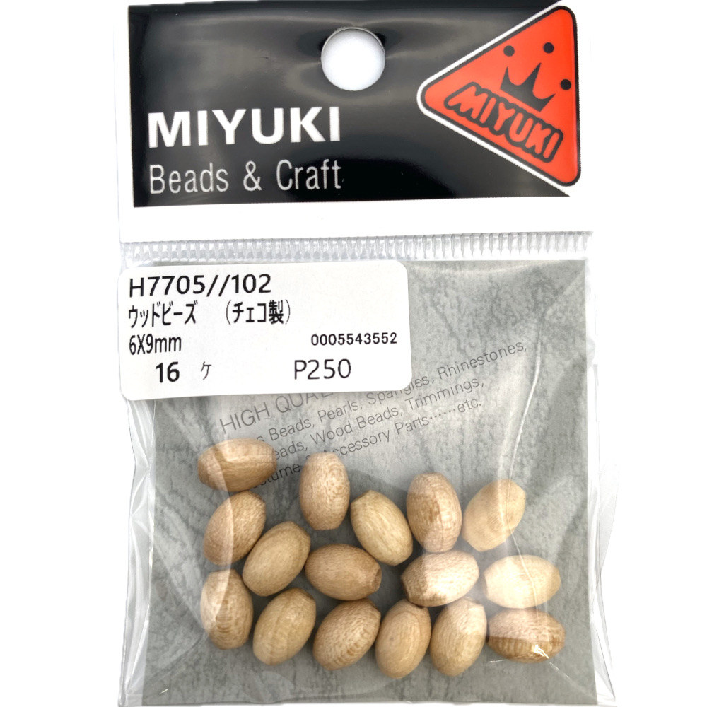 ＭＩＹＵＫＩ　ウッドビーズ　Ｈ７７０５－１０２